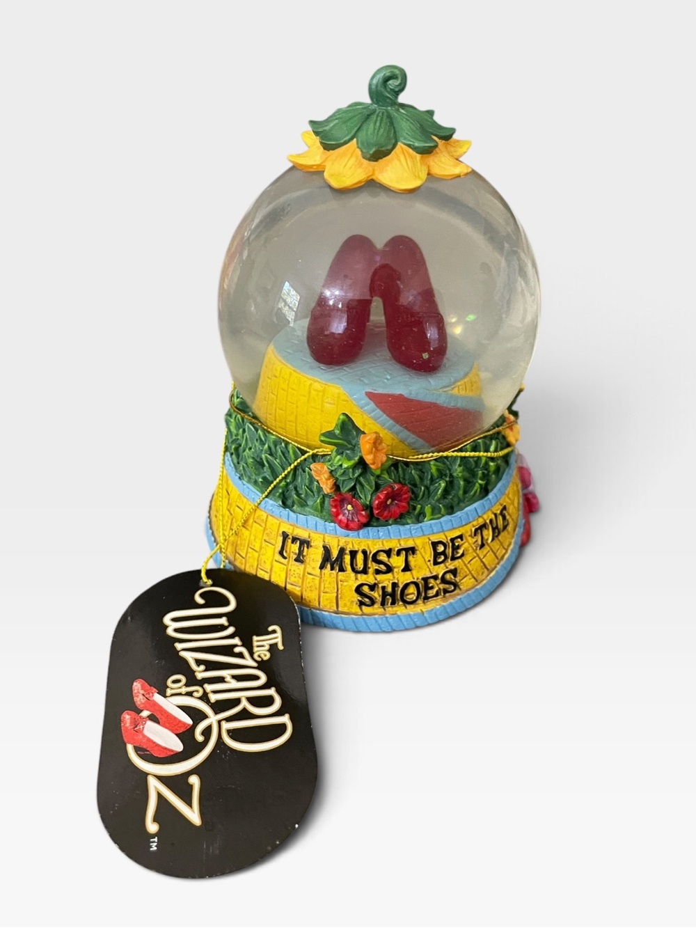 2010 Westland Wizard of Oz Ruby Slippers Water Globe #17183 Retired